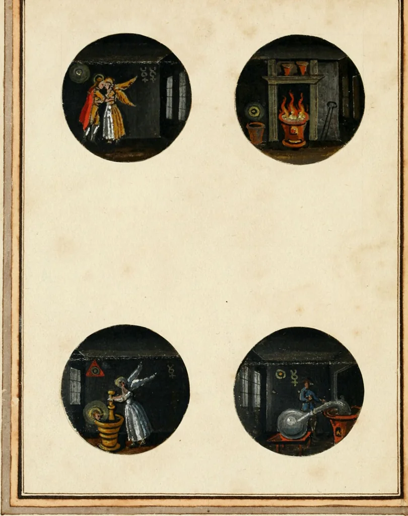An illustration from Manly Palmer Hall collection of alchemical manuscripts, 1500-1825, 1600, leaf 8