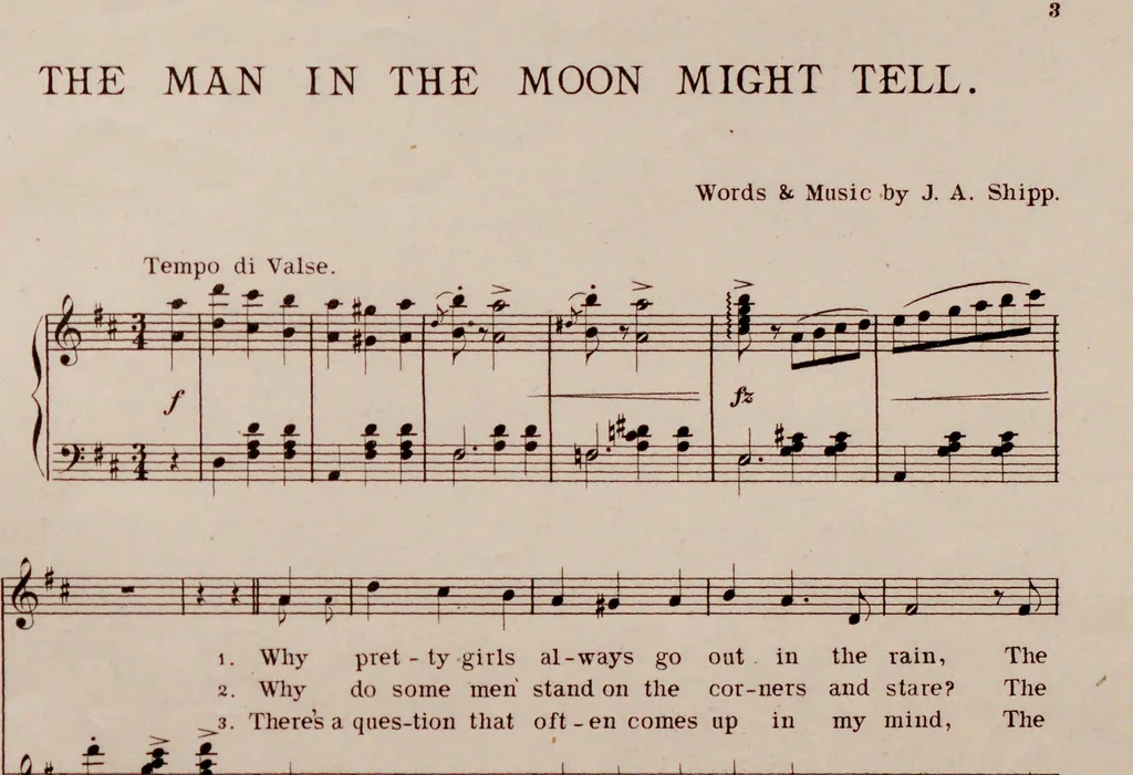 An illustration from The man in the moon might tell, 1899, leaf 3