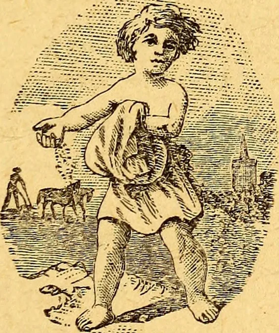 An illustration from Manners, culture and dress of the best American society, including social, commercial and legal forms, letter writing, invitations, &c., also valuable suggestions on self culture and home training, 1893, leaf 10