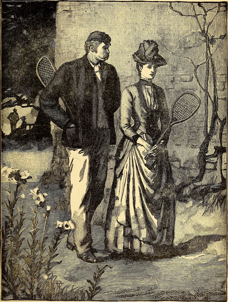 An illustration from Manners, culture and dress of the best American society, including social, commercial and legal forms, letter writing, invitations, &c., also valuable suggestions on self culture and home training, 1893, leaf 134