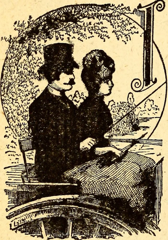 An illustration from Manners, culture and dress of the best American society, including social, commercial and legal forms, letter writing, invitations, &c., also valuable suggestions on self culture and home training, 1893, leaf 147