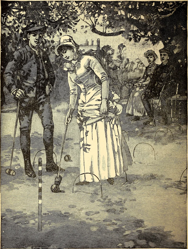 An illustration from Manners, culture and dress of the best American society, including social, commercial and legal forms, letter writing, invitations, &c., also valuable suggestions on self culture and home training, 1893, leaf 175