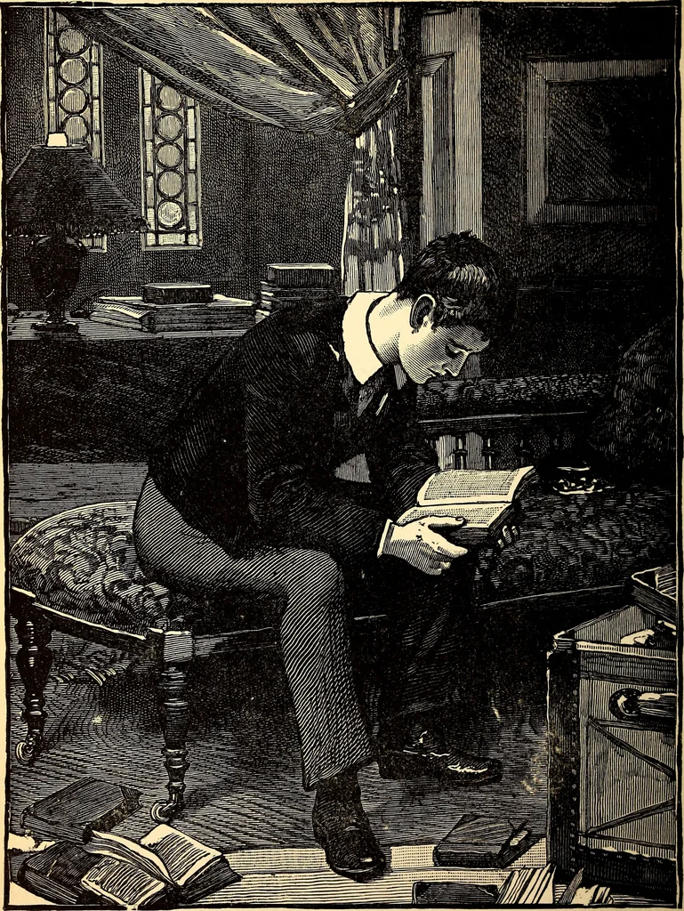 An illustration from Manners, culture and dress of the best American society, including social, commercial and legal forms, letter writing, invitations, &c., also valuable suggestions on self culture and home training, 1893, leaf 219