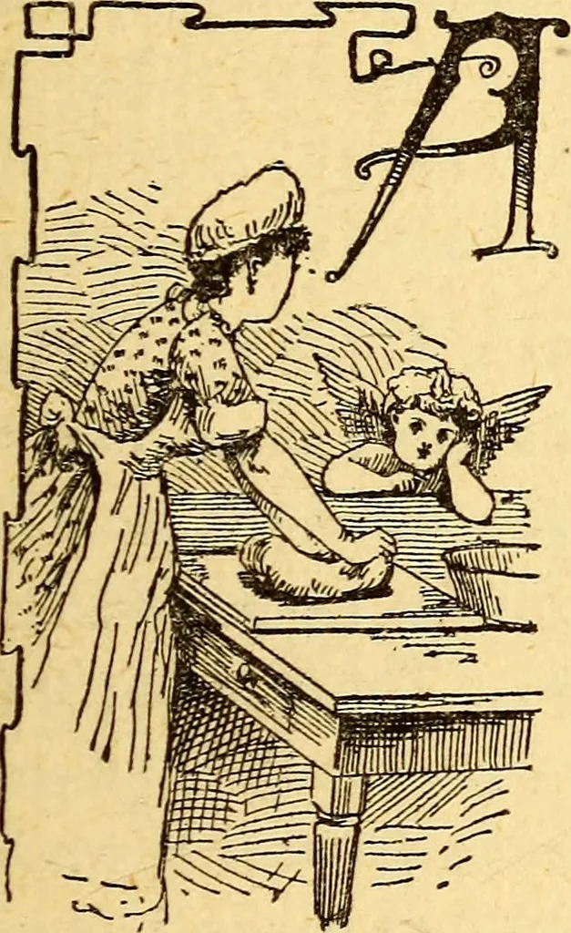 An illustration from Manners, culture and dress of the best American society, including social, commercial and legal forms, letter writing, invitations, &c., also valuable suggestions on self culture and home training, 1893, leaf 230