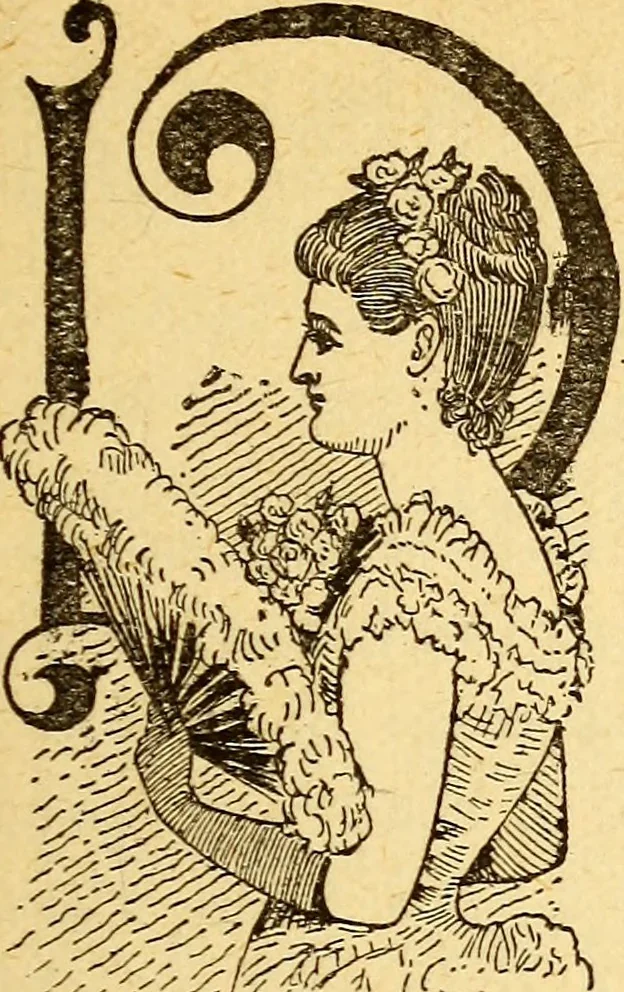 An illustration from Manners, culture and dress of the best American society, including social, commercial and legal forms, letter writing, invitations, &c., also valuable suggestions on self culture and home training, 1893, leaf 380
