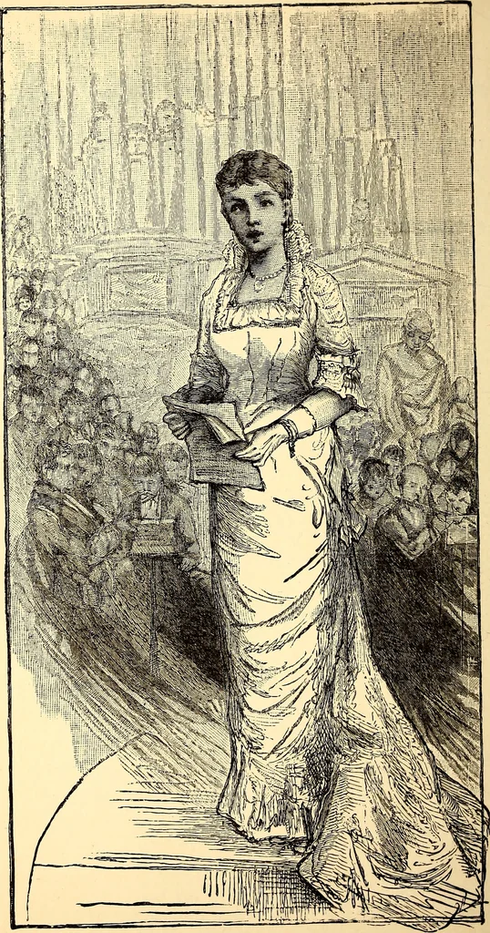 An illustration from Manners, culture and dress of the best American society, including social, commercial and legal forms, letter writing, invitations, &c., also valuable suggestions on self culture and home training, 1893, leaf 411