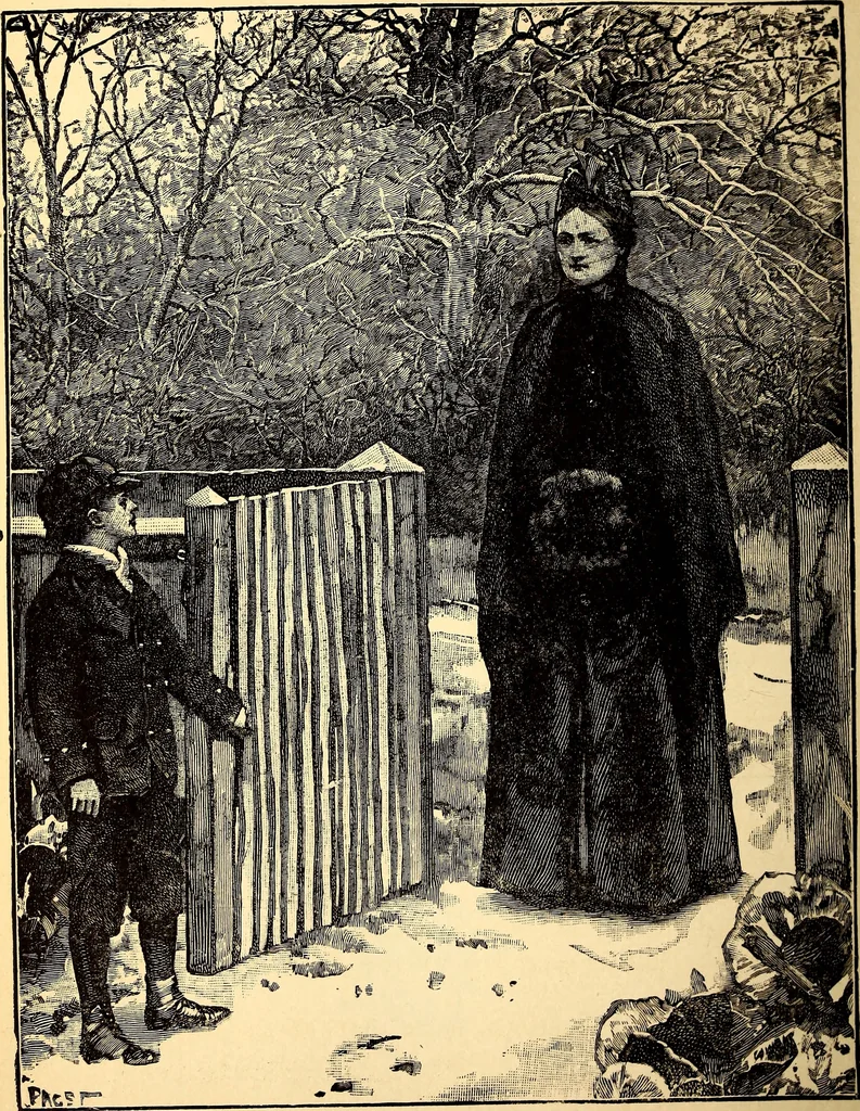 An illustration from Manners, culture and dress of the best American society, including social, commercial and legal forms, letter writing, invitations, &c., also valuable suggestions on self culture and home training, 1893, leaf 449