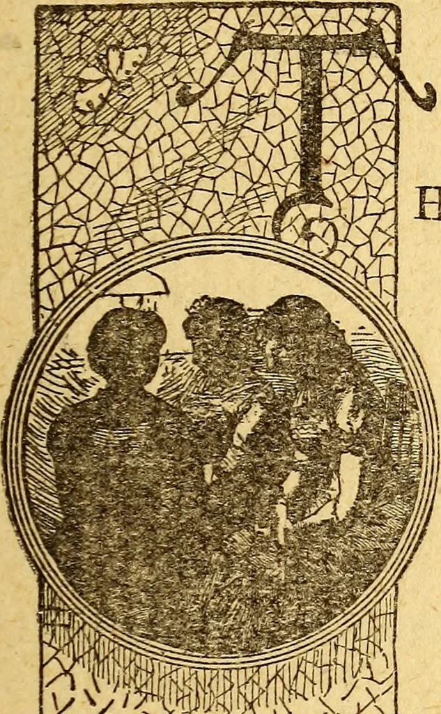 An illustration from Manners, culture and dress of the best American society, including social, commercial and legal forms, letter writing, invitations, &c., also valuable suggestions on self culture and home training, 1893, leaf 70