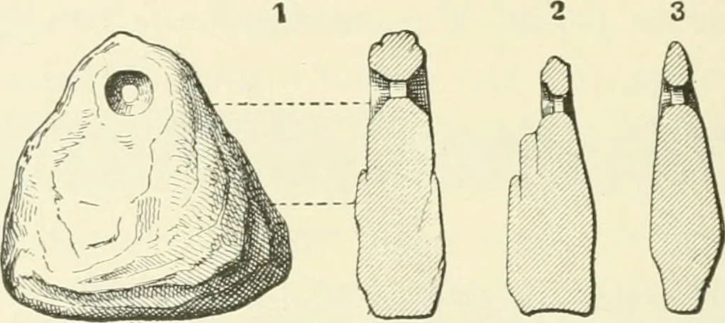 An illustration from Manners and monuments of prehistoric peoples, 1892, leaf 101