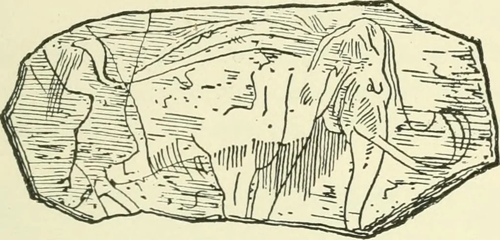 An illustration from Manners and monuments of prehistoric peoples, 1892, leaf 142