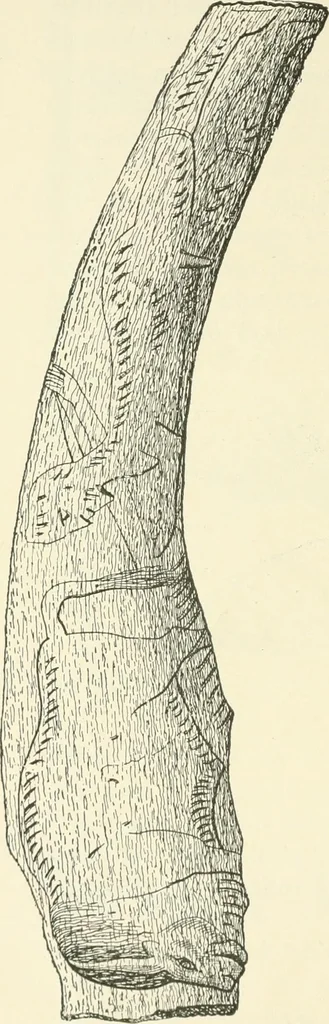 An illustration from Manners and monuments of prehistoric peoples, 1892, leaf 147