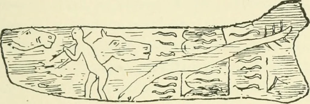 An illustration from Manners and monuments of prehistoric peoples, 1892, leaf 148