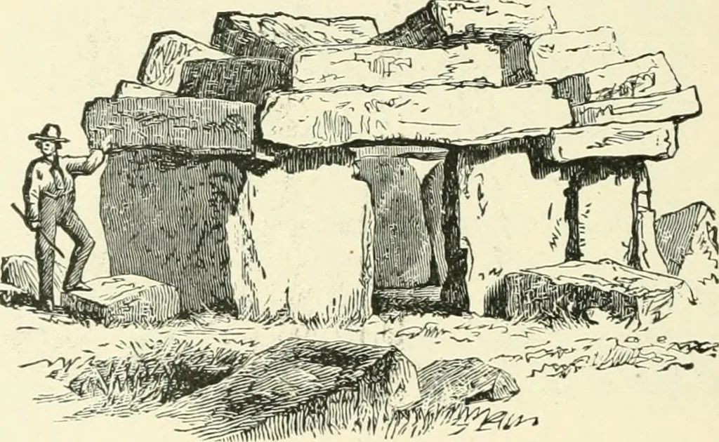 An illustration from Manners and monuments of prehistoric peoples, 1892, leaf 201