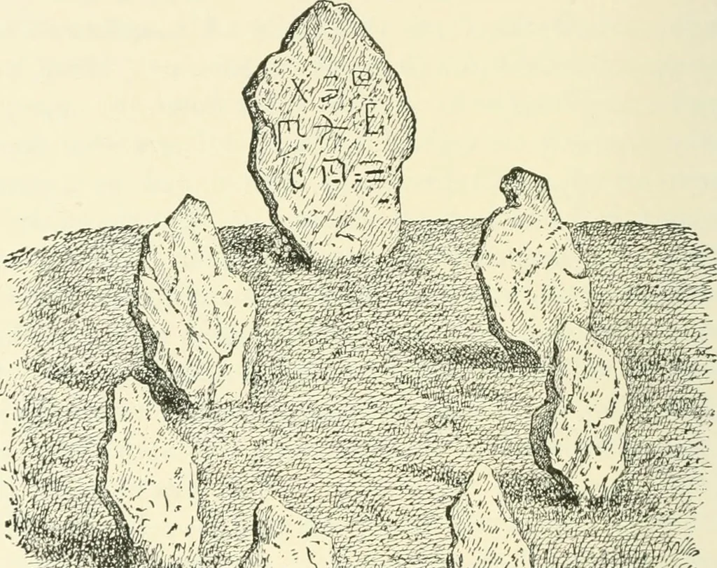 An illustration from Manners and monuments of prehistoric peoples, 1892, leaf 219