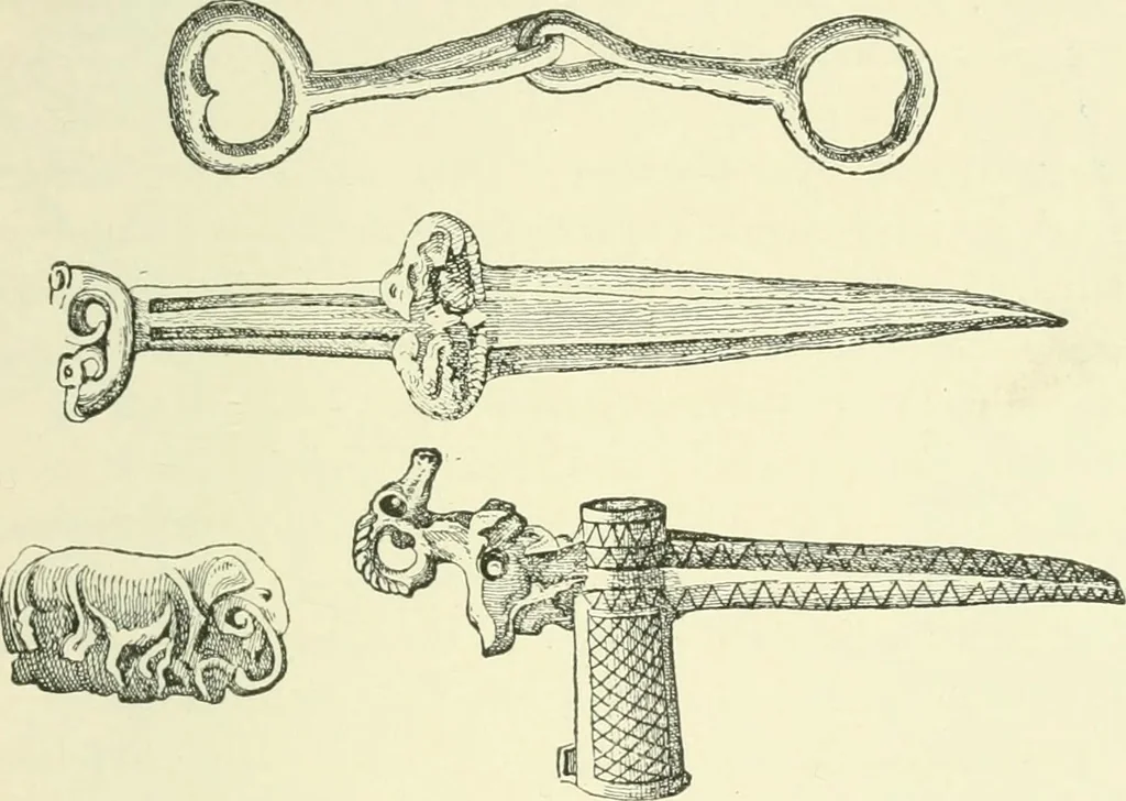 An illustration from Manners and monuments of prehistoric peoples, 1892, leaf 260
