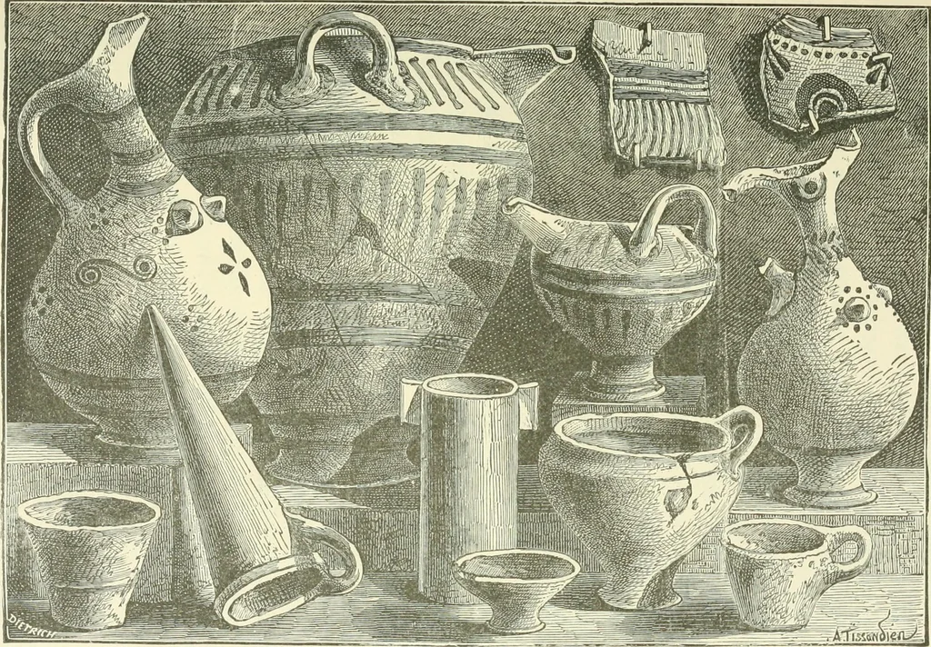An illustration from Manners and monuments of prehistoric peoples, 1892, leaf 336