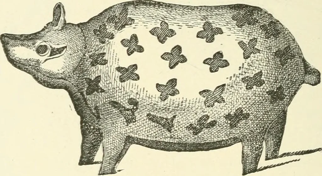 An illustration from Manners and monuments of prehistoric peoples, 1892, leaf 353
