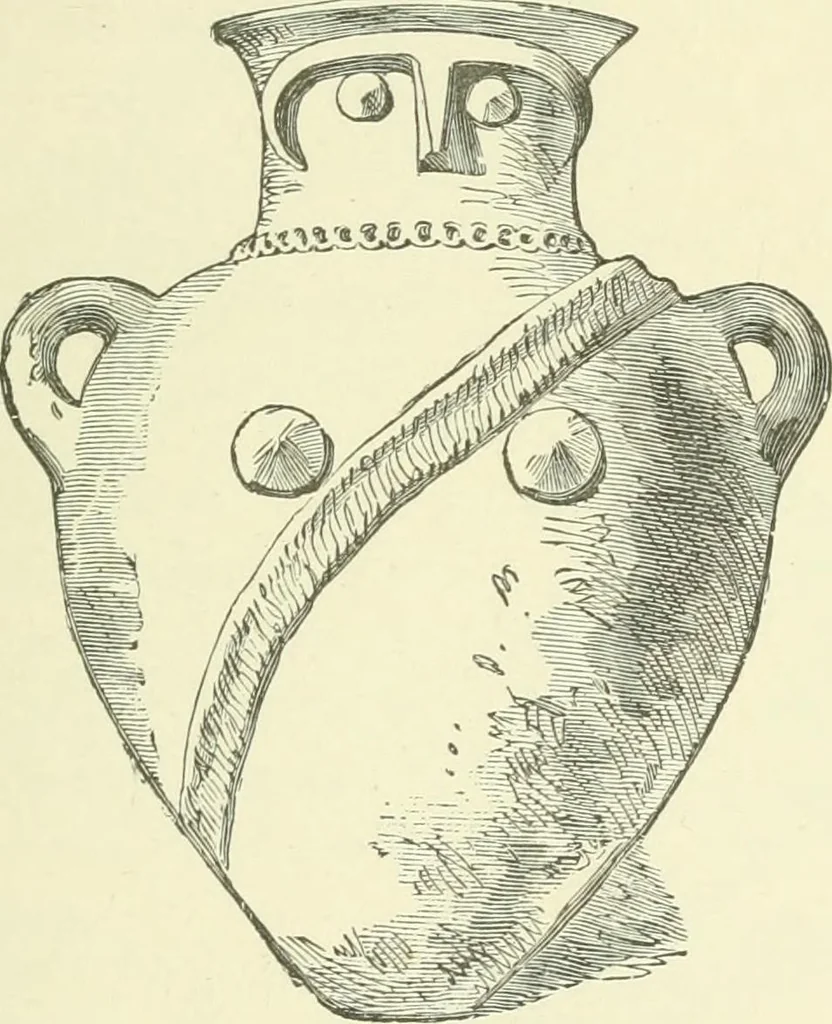 An illustration from Manners and monuments of prehistoric peoples, 1892, leaf 354