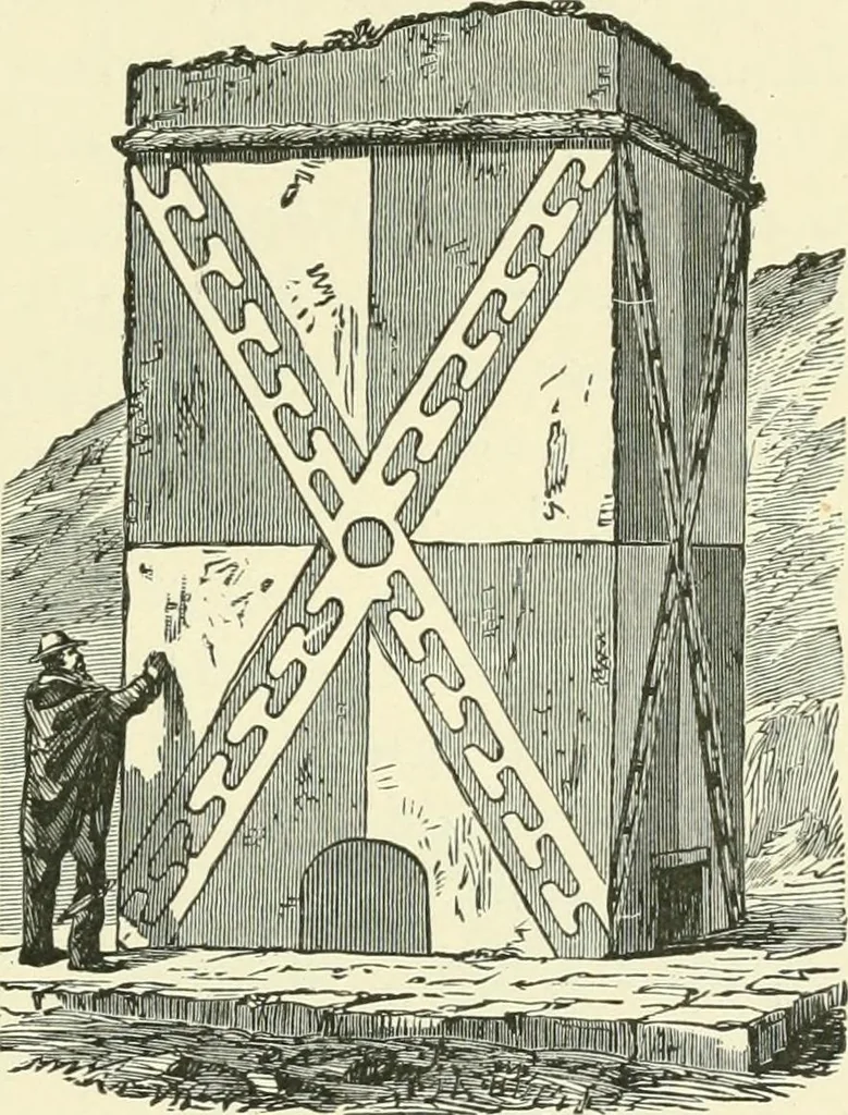 An illustration from Manners and monuments of prehistoric peoples, 1892, leaf 380
