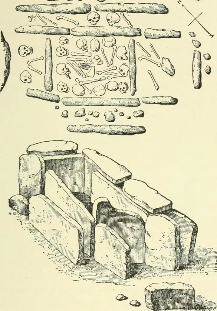 An illustration from Manners and monuments of prehistoric peoples, 1892, leaf 382