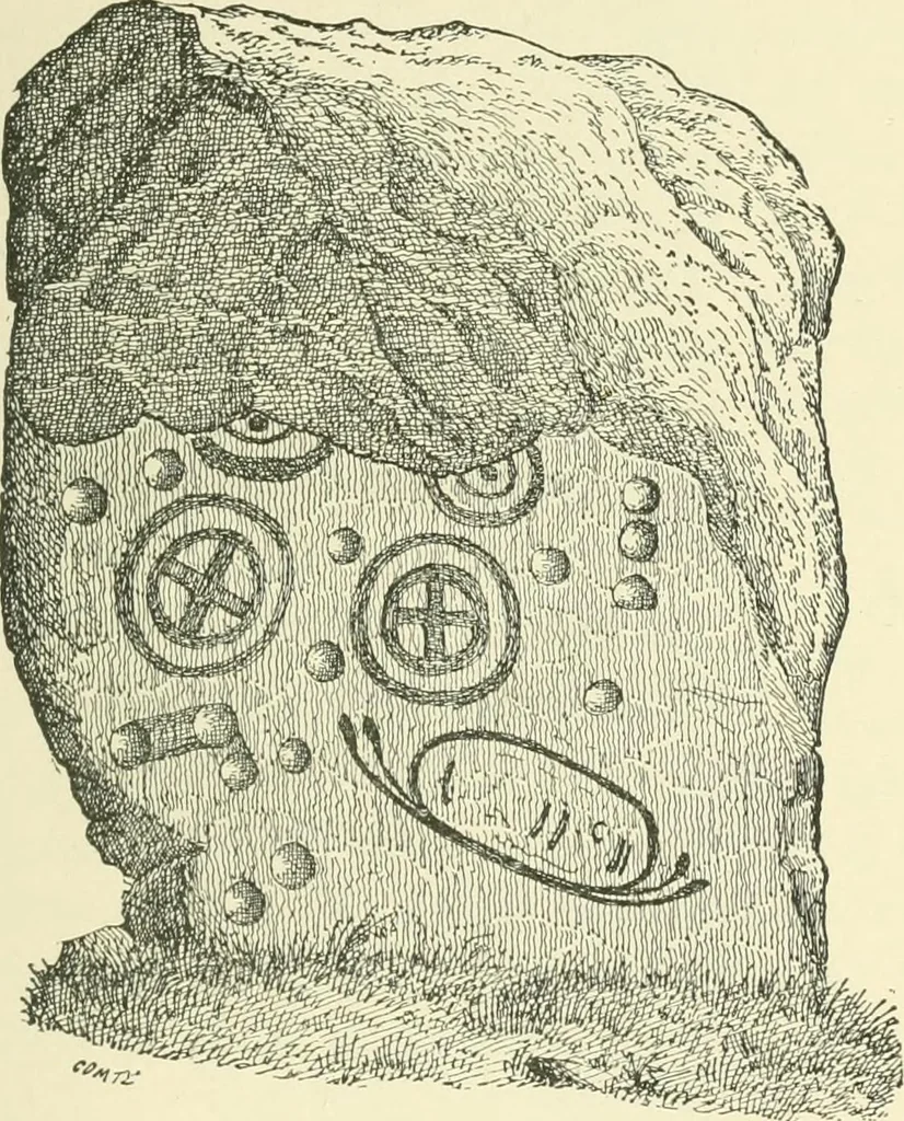 An illustration from Manners and monuments of prehistoric peoples, 1892, leaf 402