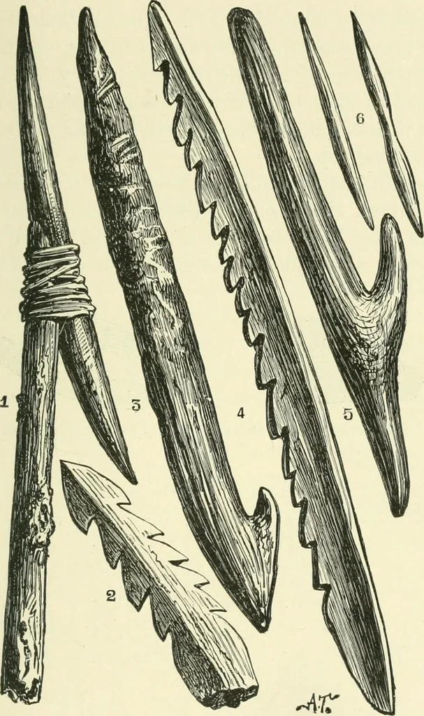 An illustration from Manners and monuments of prehistoric peoples, 1892, leaf 84