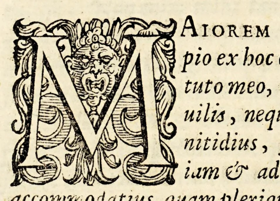 An illustration from M. Antonii Mureti I.C. et. Civis. R. Hymnorum. sacrorum. liber. Eiusdem alia quaedam poematia, 1575, leaf 148
