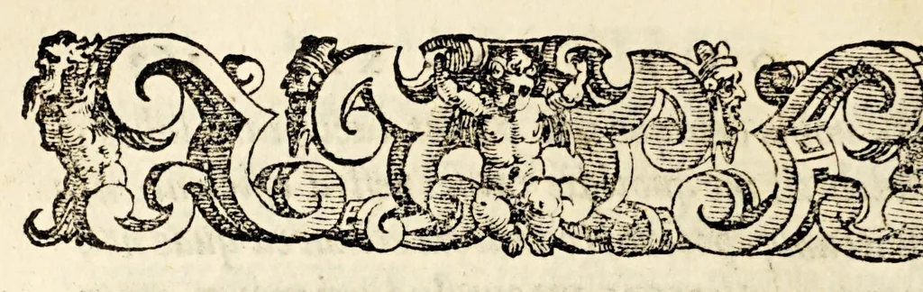 An illustration from M. Antonii Mureti I.C. et. Civis. R. Hymnorum. sacrorum. liber. Eiusdem alia quaedam poematia, 1575, leaf 184