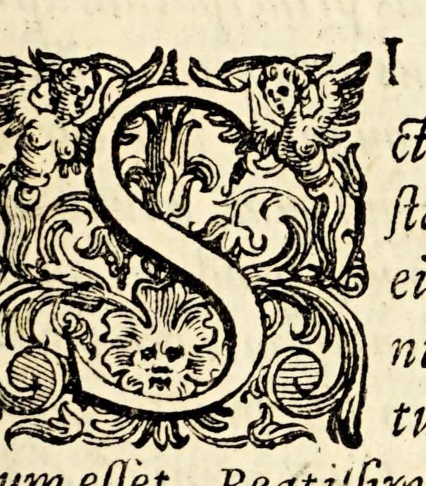 An illustration from M. Antonii Mureti I.C. et. Civis. R. Hymnorum. sacrorum. liber. Eiusdem alia quaedam poematia, 1575, leaf 231