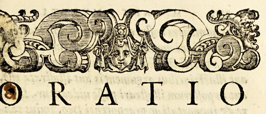 An illustration from M. Antonii Mureti I.C. et. Civis. R. Hymnorum. sacrorum. liber. Eiusdem alia quaedam poematia, 1575, leaf 291