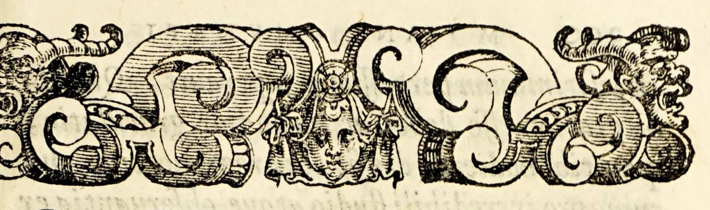 An illustration from M. Antonii Mureti I.C. et. Civis. R. Hymnorum. sacrorum. liber. Eiusdem alia quaedam poematia, 1575, leaf 319