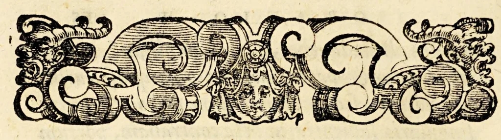 An illustration from M. Antonii Mureti I.C. et. Civis. R. Hymnorum. sacrorum. liber. Eiusdem alia quaedam poematia, 1575, leaf 36