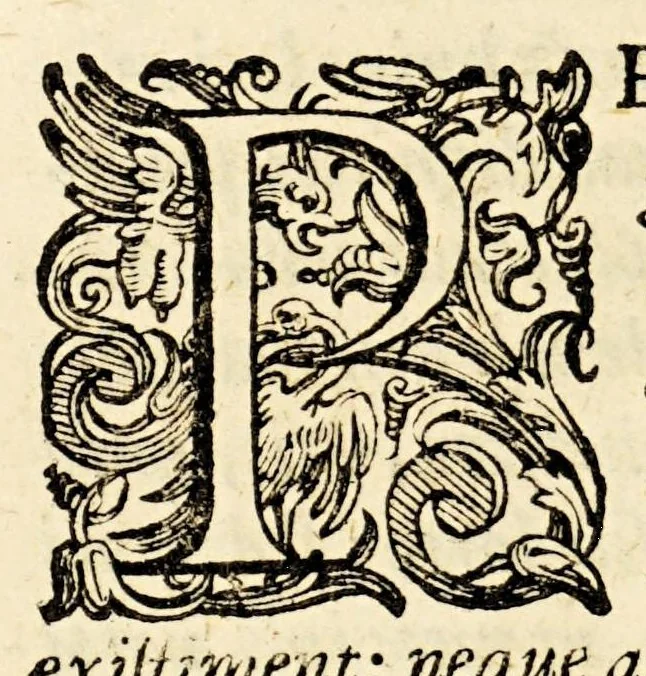 An illustration from M. Antonii Mureti I.C. et. Civis. R. Hymnorum. sacrorum. liber. Eiusdem alia quaedam poematia, 1575, leaf 36