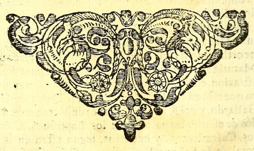 An illustration from Manual de administrar los santos sacramentos à los Españoles, y naturales de esta provincia de Michuacan, : conforme à la reforma de Paulo V. y Vrbana VIII., 1697, leaf 12