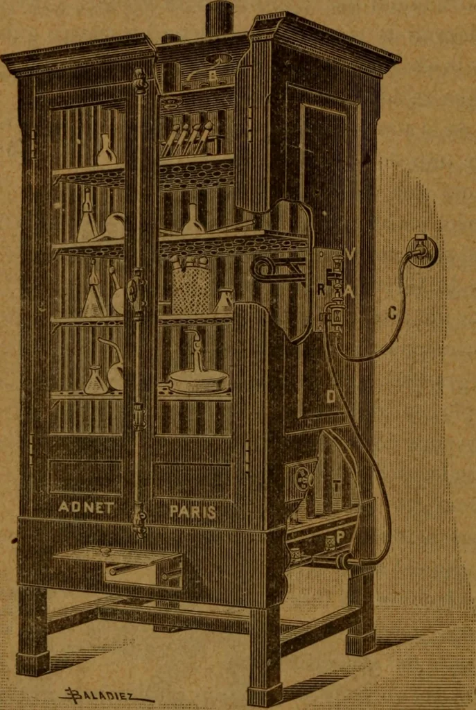 An illustration from Manual de anatomía patológica general : seguida de un resumen de microscopia aplicada a la histología y bacteriología patológicas, 1896, leaf 499
