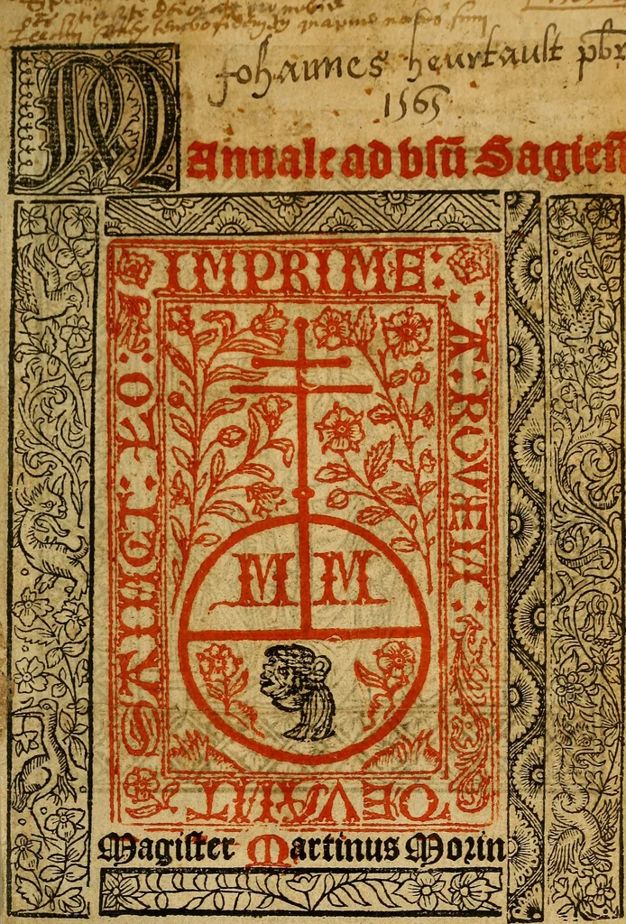 An illustration from Manuale ad vsu[m] sagien[sem], 1515, leaf 6