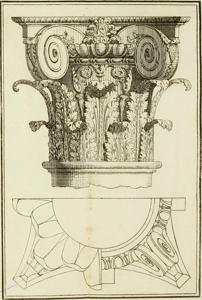 An illustration from Manuale d'architettura, 1789, leaf 224