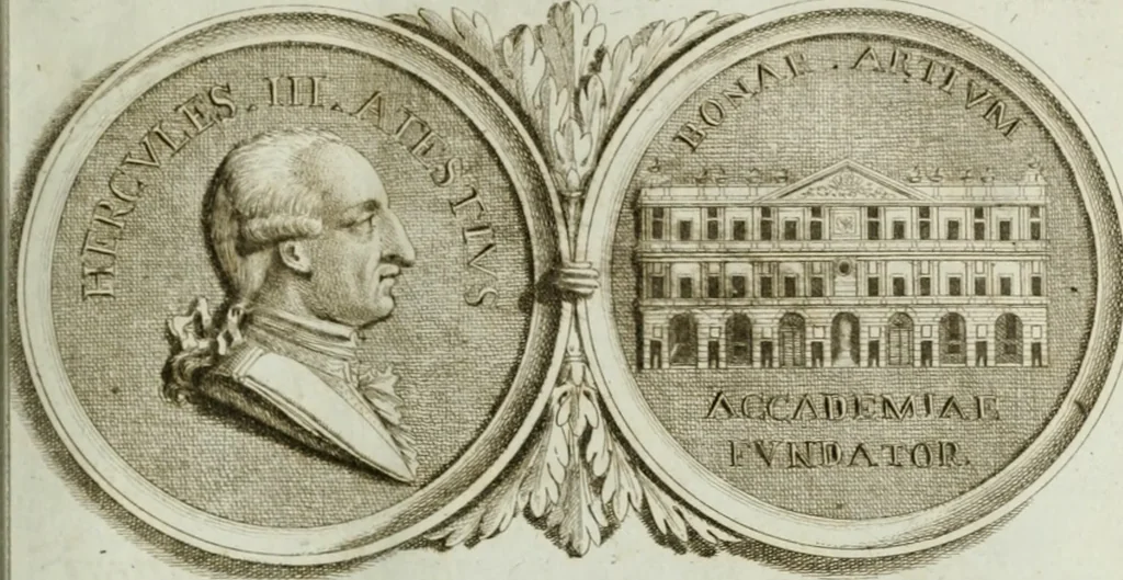 An illustration from Manuale d'architettura, 1789, leaf 6