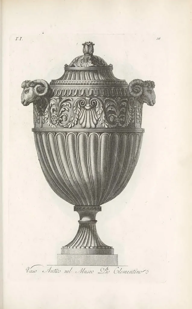 An illustration from Manuale di varj ornamenti componenti la serie de' vasi antichi : si' di marmo che di bronzo esistenti in Roma e fuori, 1821, leaf 169