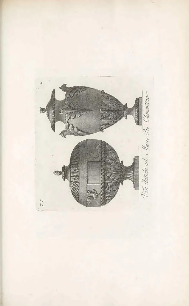 An illustration from Manuale di varj ornamenti componenti la serie de' vasi antichi : si' di marmo che di bronzo esistenti in Roma e fuori, 1821, leaf 235