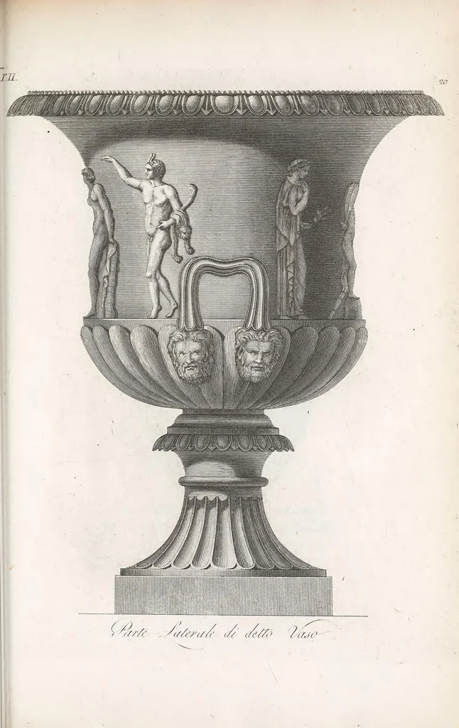 An illustration from Manuale di varj ornamenti componenti la serie de' vasi antichi : si' di marmo che di bronzo esistenti in Roma e fuori, 1821, leaf 277