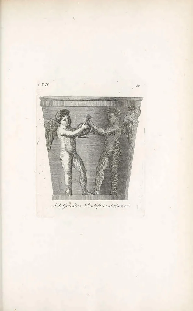 An illustration from Manuale di varj ornamenti componenti la serie de' vasi antichi : si' di marmo che di bronzo esistenti in Roma e fuori, 1821, leaf 297
