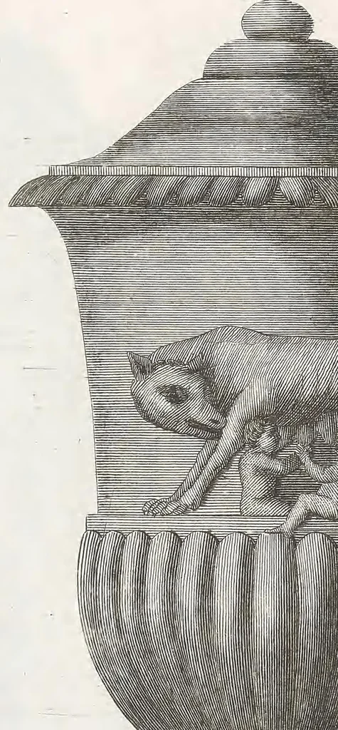 An illustration from Manuale di varj ornamenti componenti la serie de' vasi antichi : si' di marmo che di bronzo esistenti in Roma e fuori, 1821, leaf 335