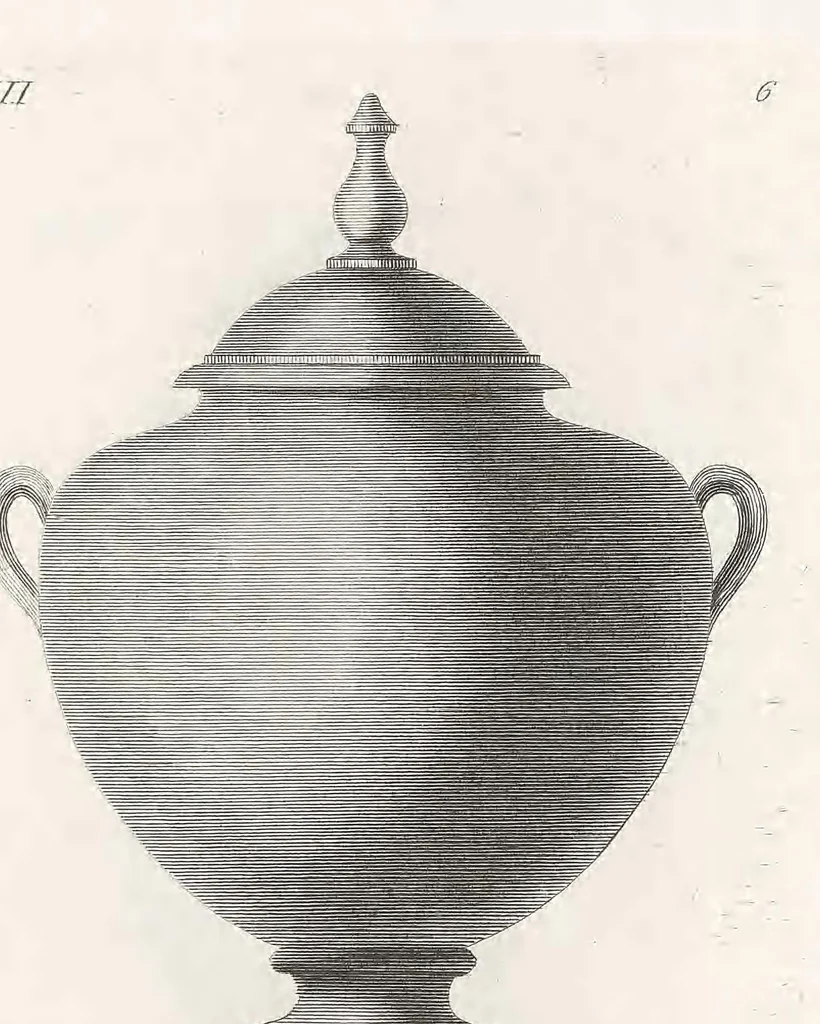 An illustration from Manuale di varj ornamenti componenti la serie de' vasi antichi : si' di marmo che di bronzo esistenti in Roma e fuori, 1821, leaf 375