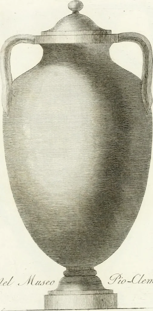 An illustration from Manuale di varj ornamenti componenti la serie de' vasj antichi : si' di marmo che di bronzo esistenti in Roma e fuori, 1821, leaf 140
