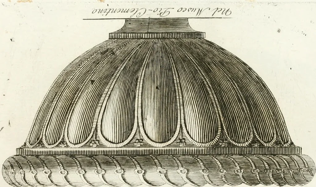 An illustration from Manuale di varj ornamenti componenti la serie de' vasj antichi : si' di marmo che di bronzo esistenti in Roma e fuori, 1821, leaf 146