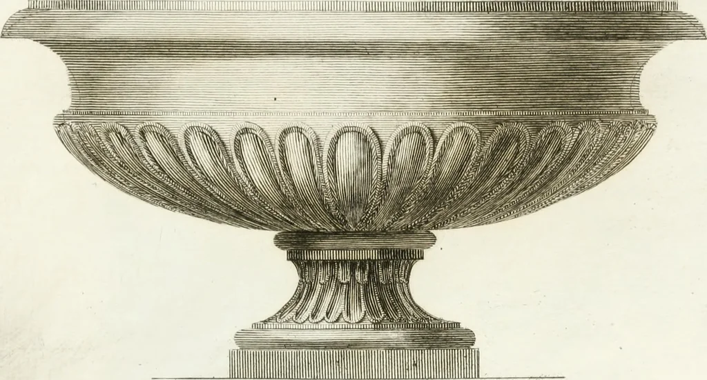 An illustration from Manuale di varj ornamenti componenti la serie de' vasj antichi : si' di marmo che di bronzo esistenti in Roma e fuori, 1821, leaf 148