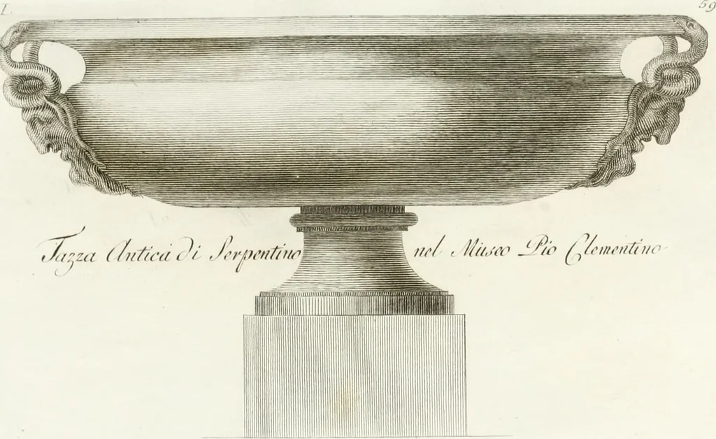 An illustration from Manuale di varj ornamenti componenti la serie de' vasj antichi : si' di marmo che di bronzo esistenti in Roma e fuori, 1821, leaf 160