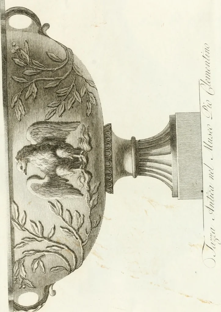 An illustration from Manuale di varj ornamenti componenti la serie de' vasj antichi : si' di marmo che di bronzo esistenti in Roma e fuori, 1821, leaf 162