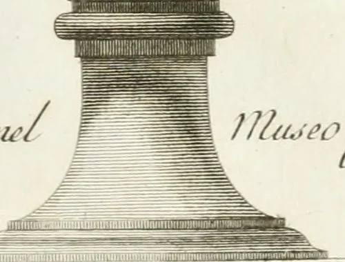 An illustration from Manuale di varj ornamenti componenti la serie de' vasj antichi : si' di marmo che di bronzo esistenti in Roma e fuori, 1821, leaf 44